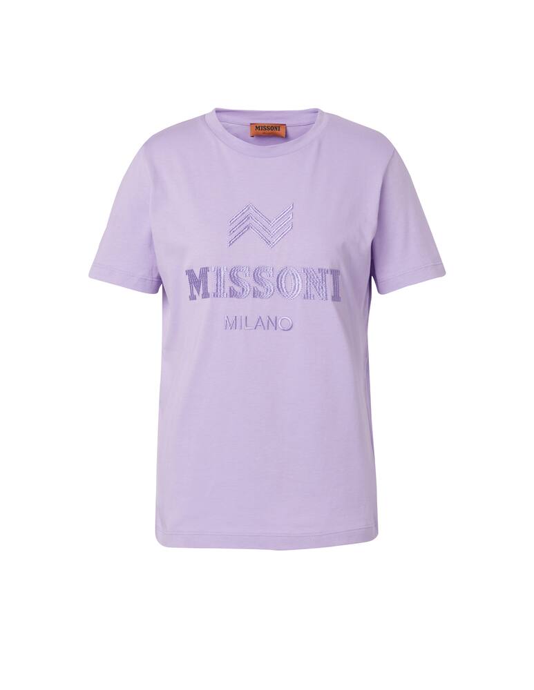 rinascente Missoni T-shirt in cotone - lilla