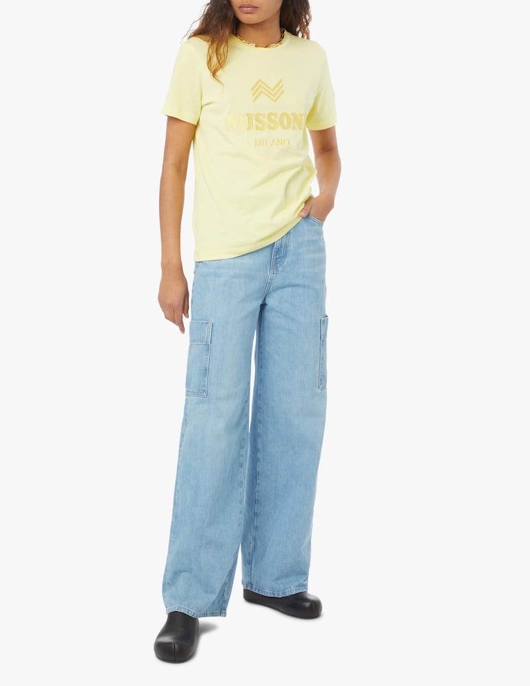 rinascente Missoni Cotton t-shirt - yellow