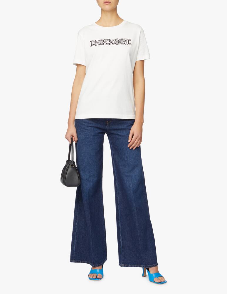 rinascente Missoni T-shirt in cotone - bianco