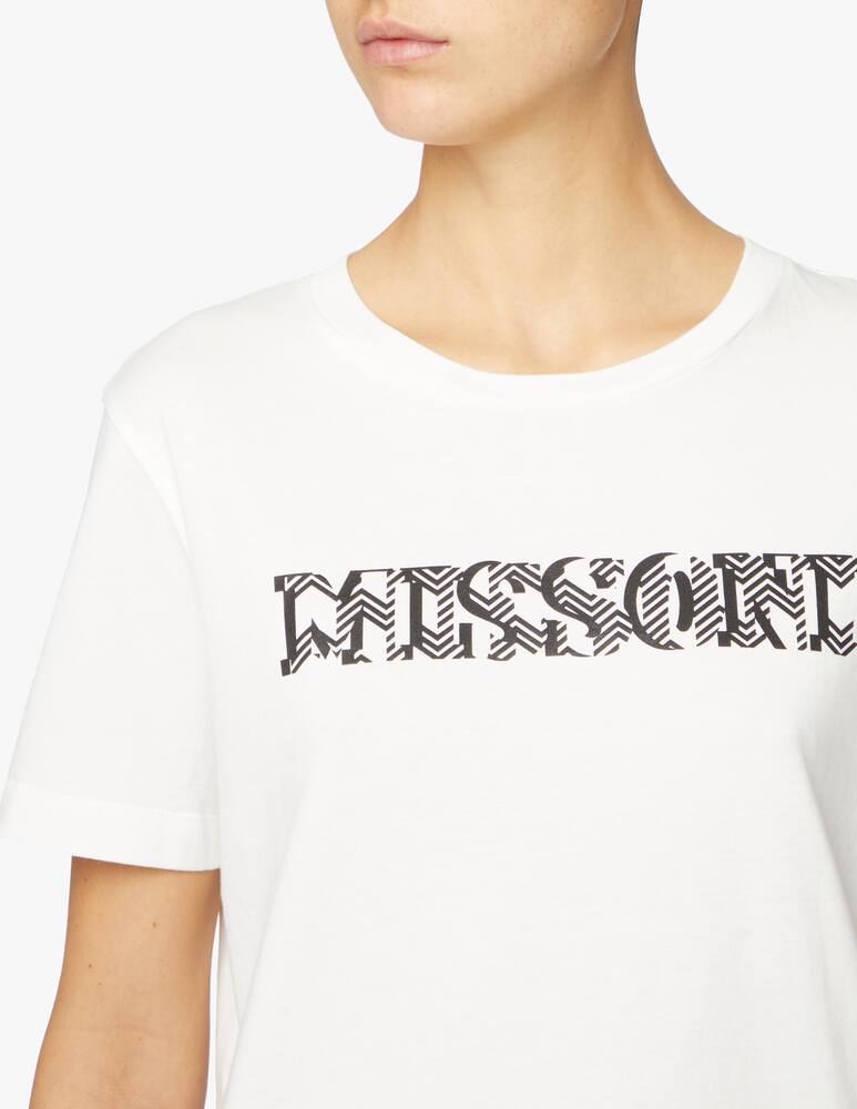 rinascente Missoni T-shirt in cotone - bianco
