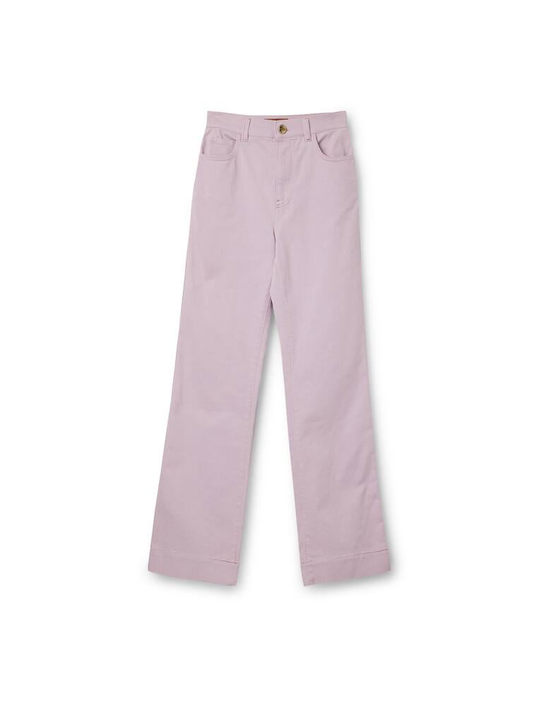 rinascente Missoni Pantaloni 5 tasche in cotone - rosa