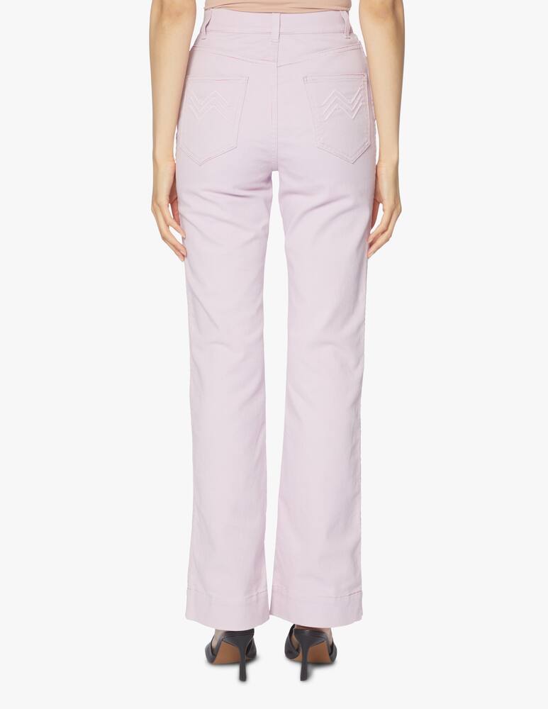 rinascente Missoni Pantaloni 5 tasche in cotone - rosa