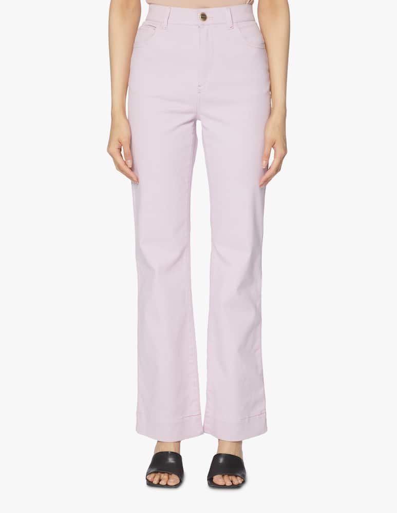 rinascente Missoni Pantaloni 5 tasche in cotone - rosa