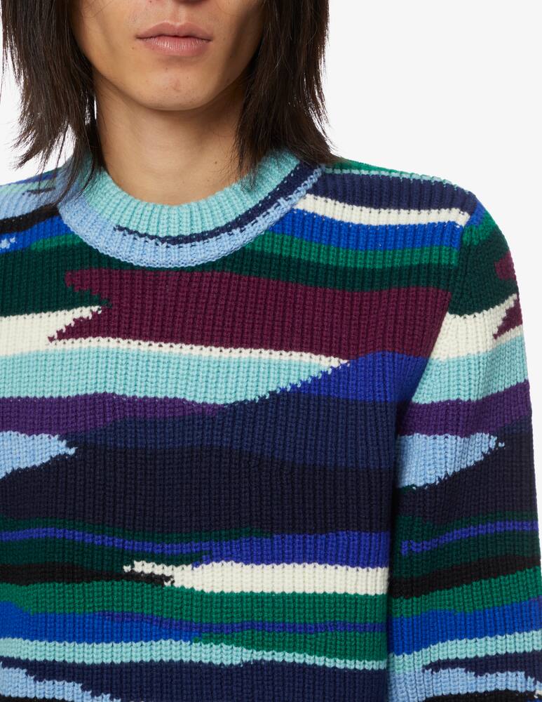 rinascente Missoni Wool crewneck jumper - Blue