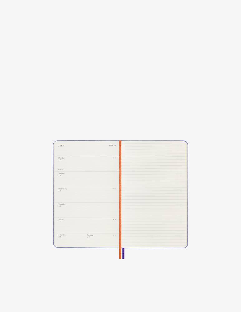 rinascente Moleskine 12 Mesi Settimanale  Large Miss Purp - Viola