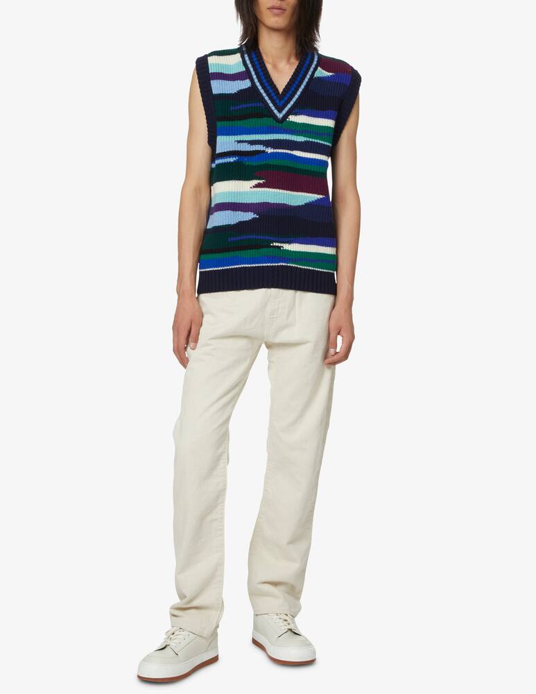 Missoni Wool gilet - Blue - picture 2 Missoni Wool gilet - Blue - picture 2
