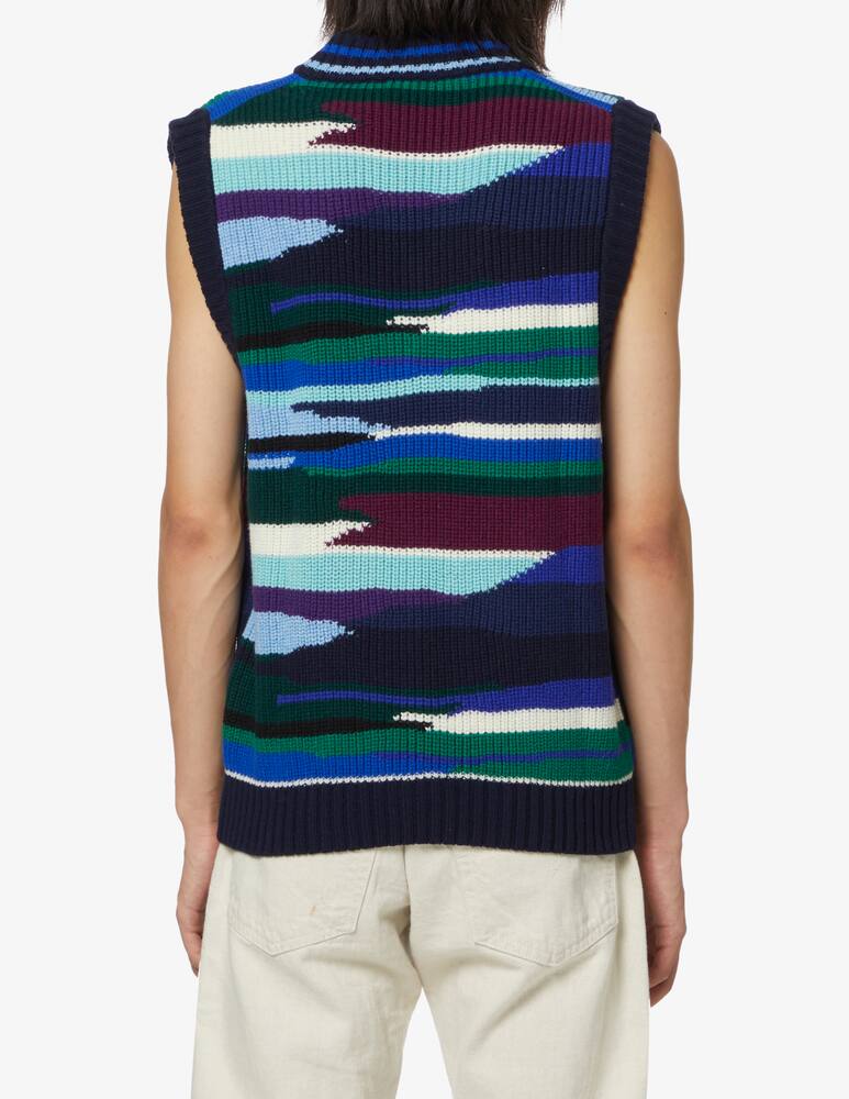 Missoni Wool gilet - Blue - picture 3 Missoni Wool gilet - Blue - picture 3