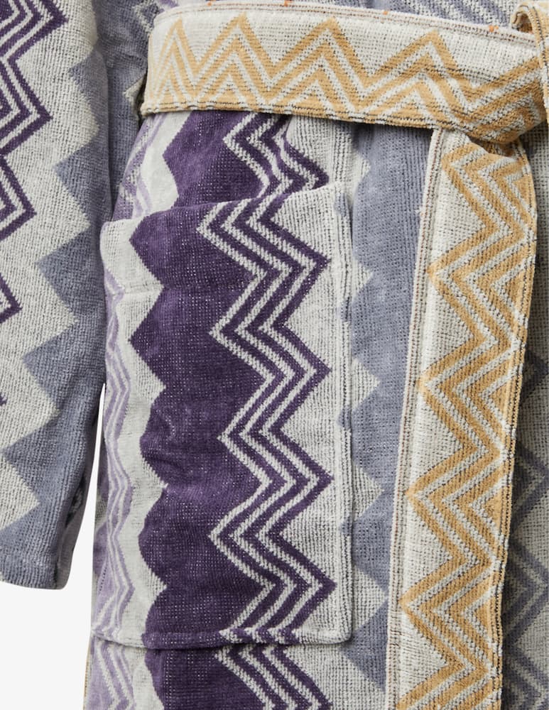 rinascente Missoni Home Collection Bennie Hooded Bathrobe