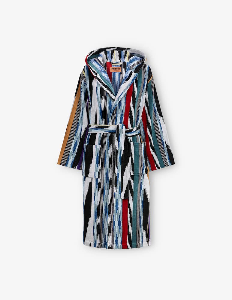 rinascente Missoni Home Clint Accappatoio Con Cappuccio 