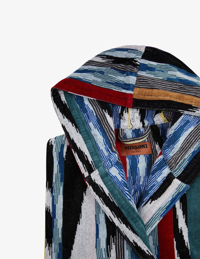 rinascente Missoni Home Clint Accappatoio Con Cappuccio 