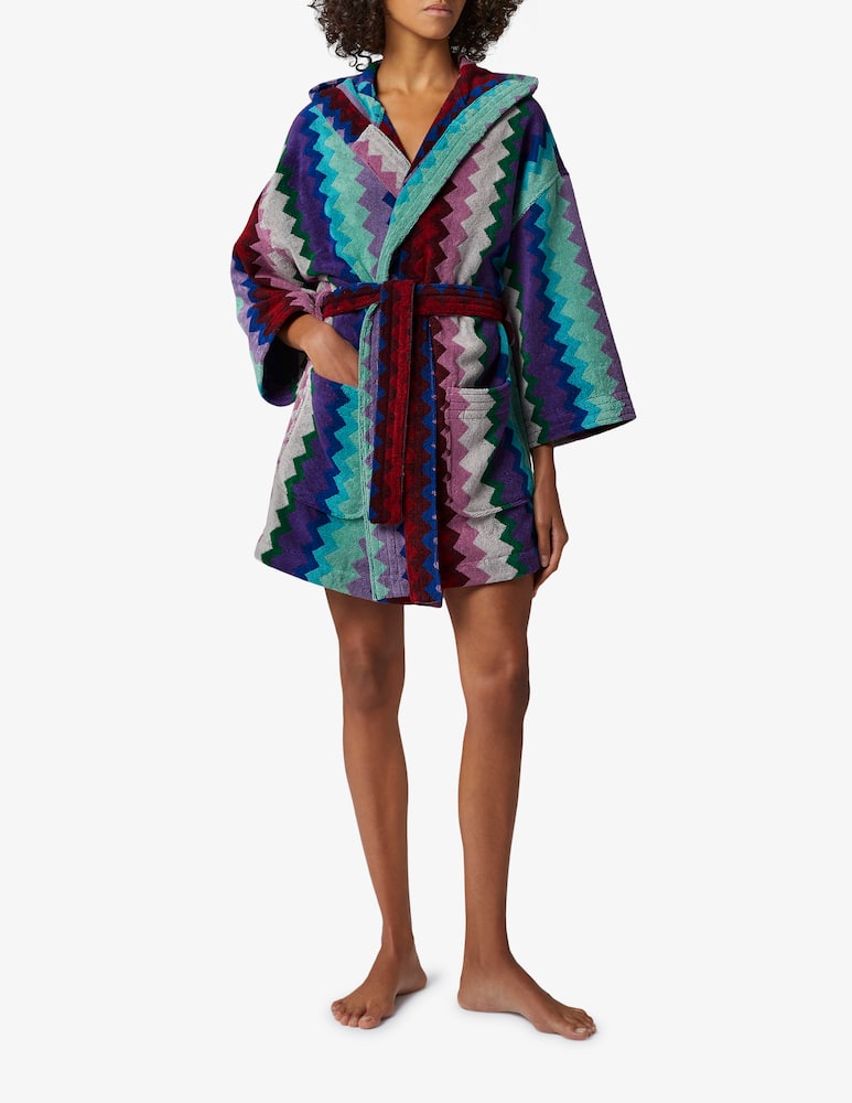 rinascente Missoni Chantal Accappatoio Con Cappuccio 