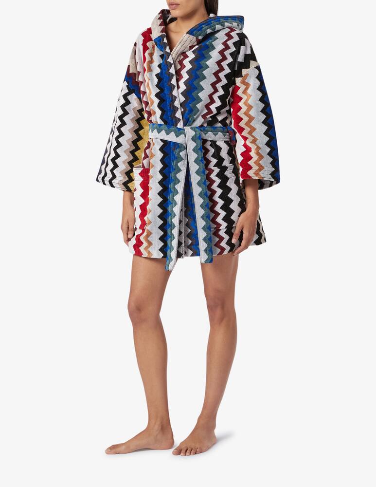 Missoni Cyrus Bath Robe With Hood - picture 2 Missoni Cyrus Bath Robe With Hood - picture 2