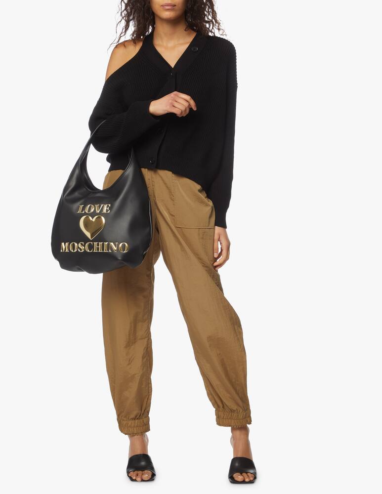 rinascente Love Moschino Heart hobo bag