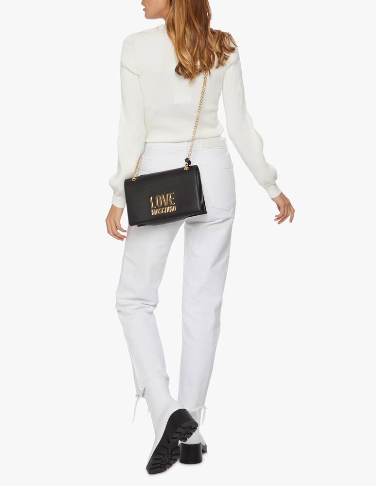 Love Moschino Borsa a tracolla con logo - immagine 2