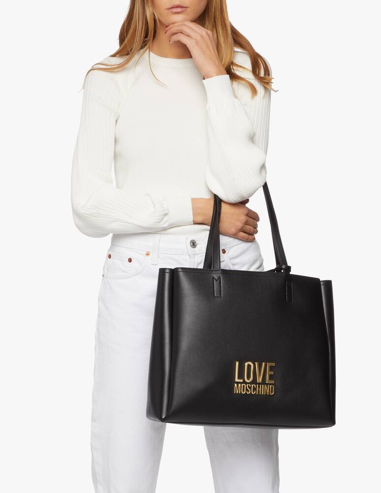 rinascente Love Moschino Logo crossbody bag