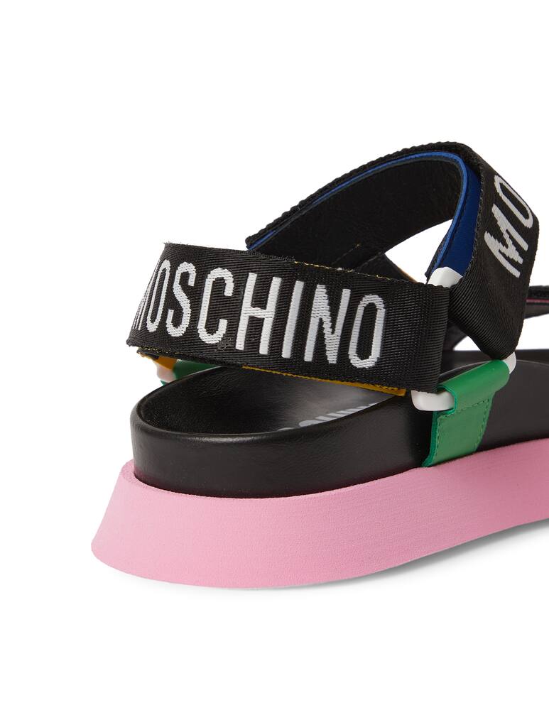 rinascente Moschino Sandali con platform con logo