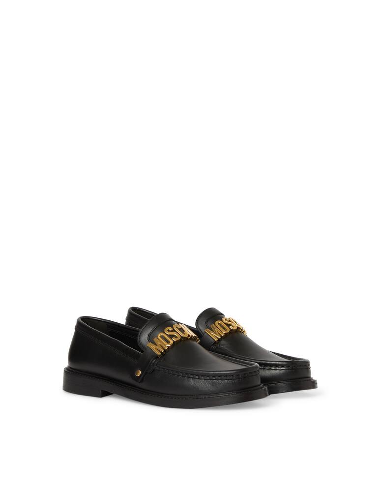 rinascente Moschino Loafer college in calfskin