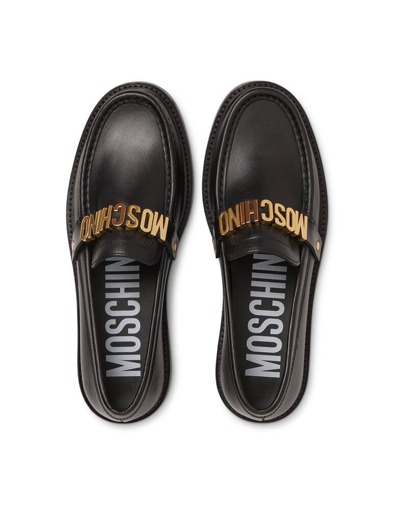 rinascente Moschino Loafer college in calfskin