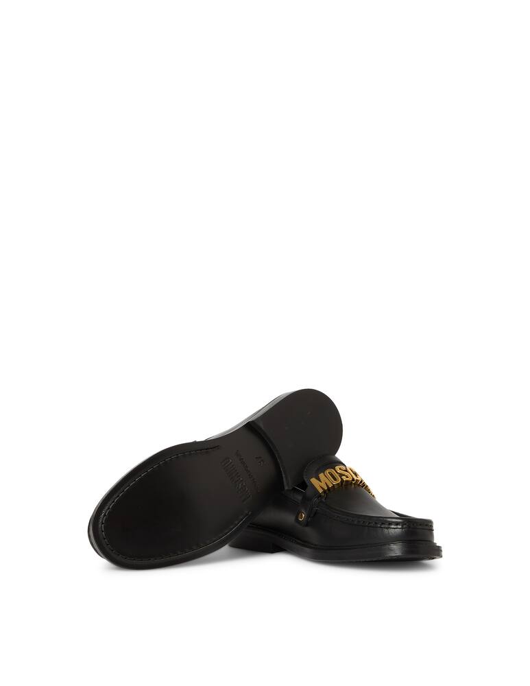 rinascente Moschino Loafer college in calfskin