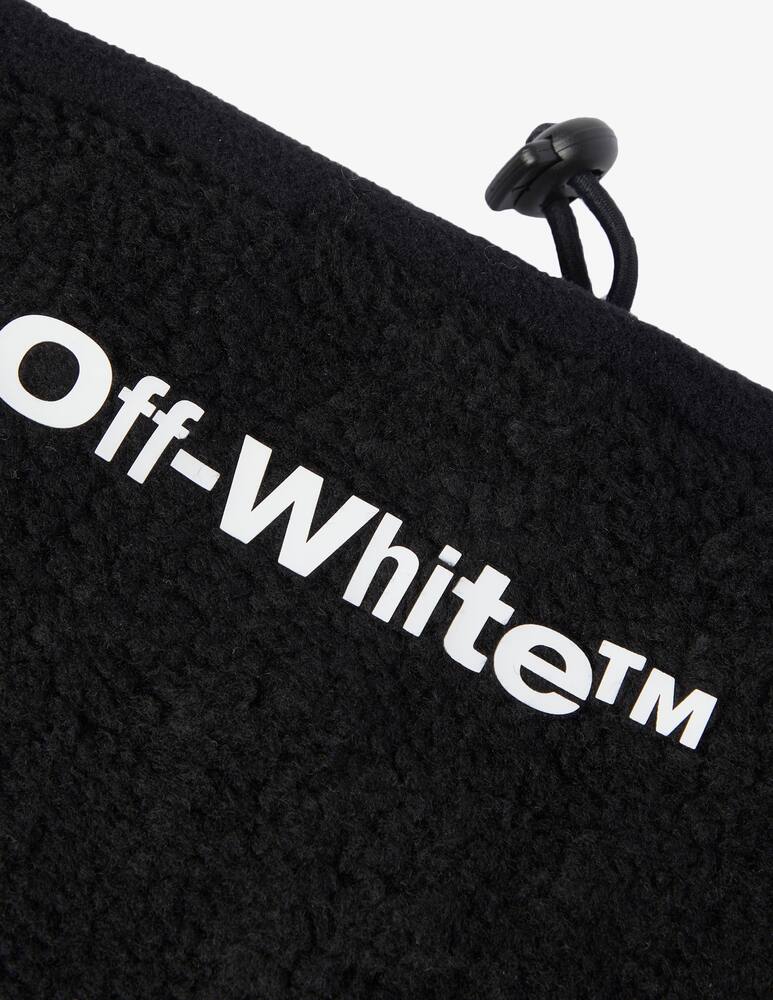 rinascente Off-White Fascia per il collo in pile bounce - Nero