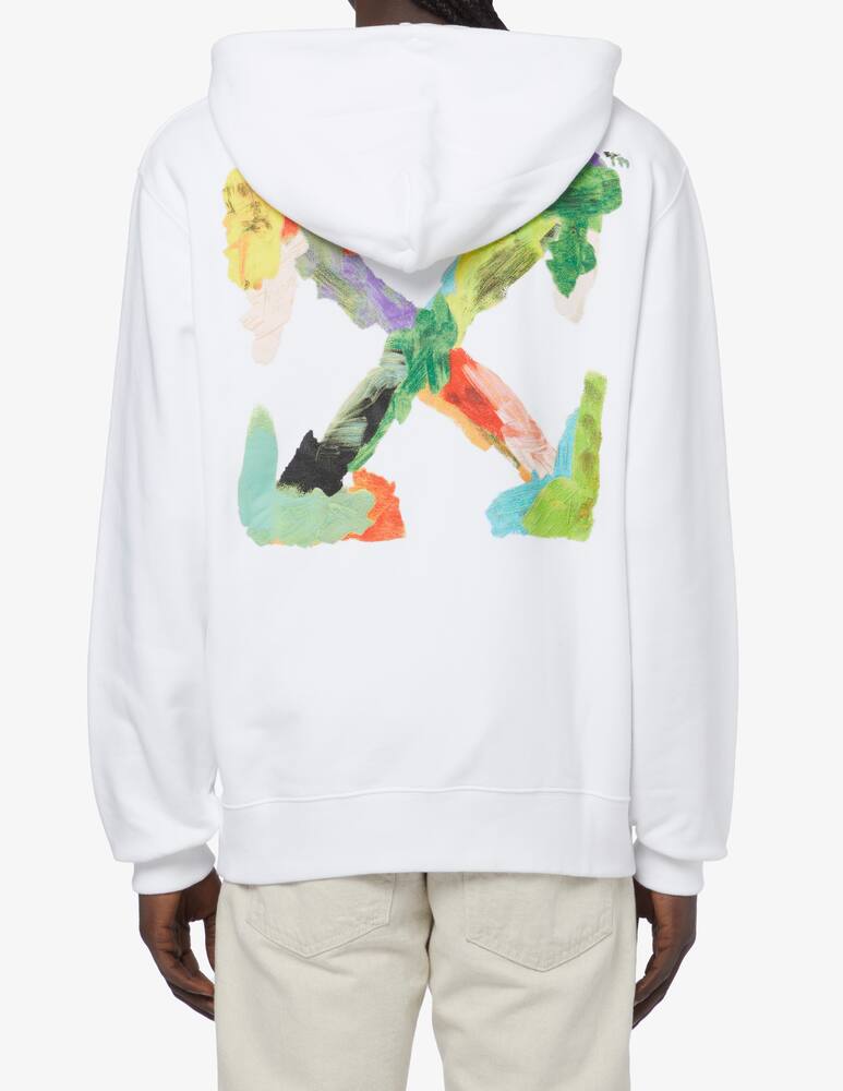 rinascente Off-White Brush arrow slim fit hoodie 