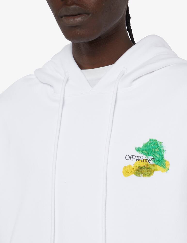 rinascente Off-White Brush arrow slim fit hoodie 
