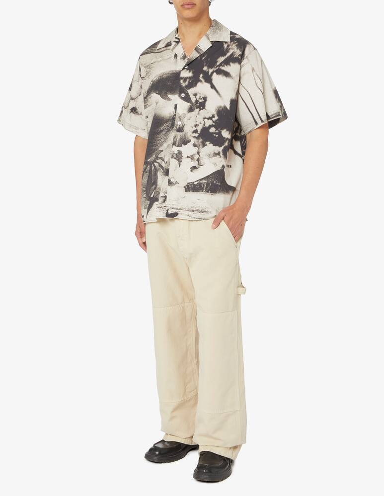 rinascente Off-White Pantaloni wave off canvas double