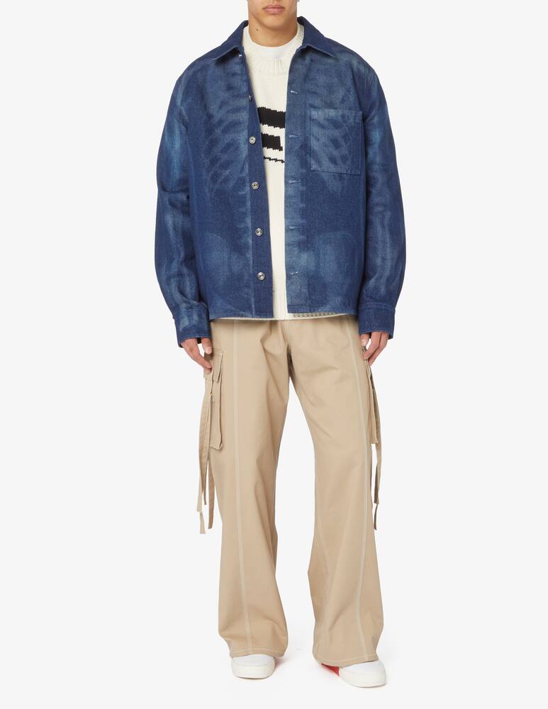 rinascente Off-White Camicia body over runway