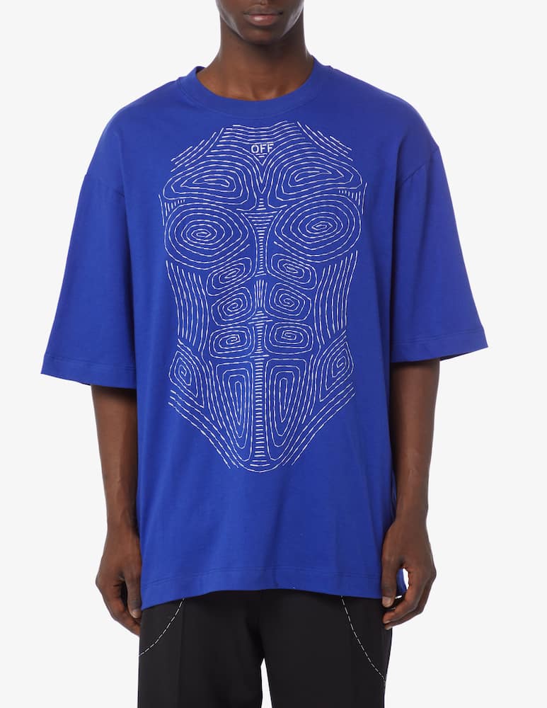 rinascente Off-White Maglietta body stitch skate