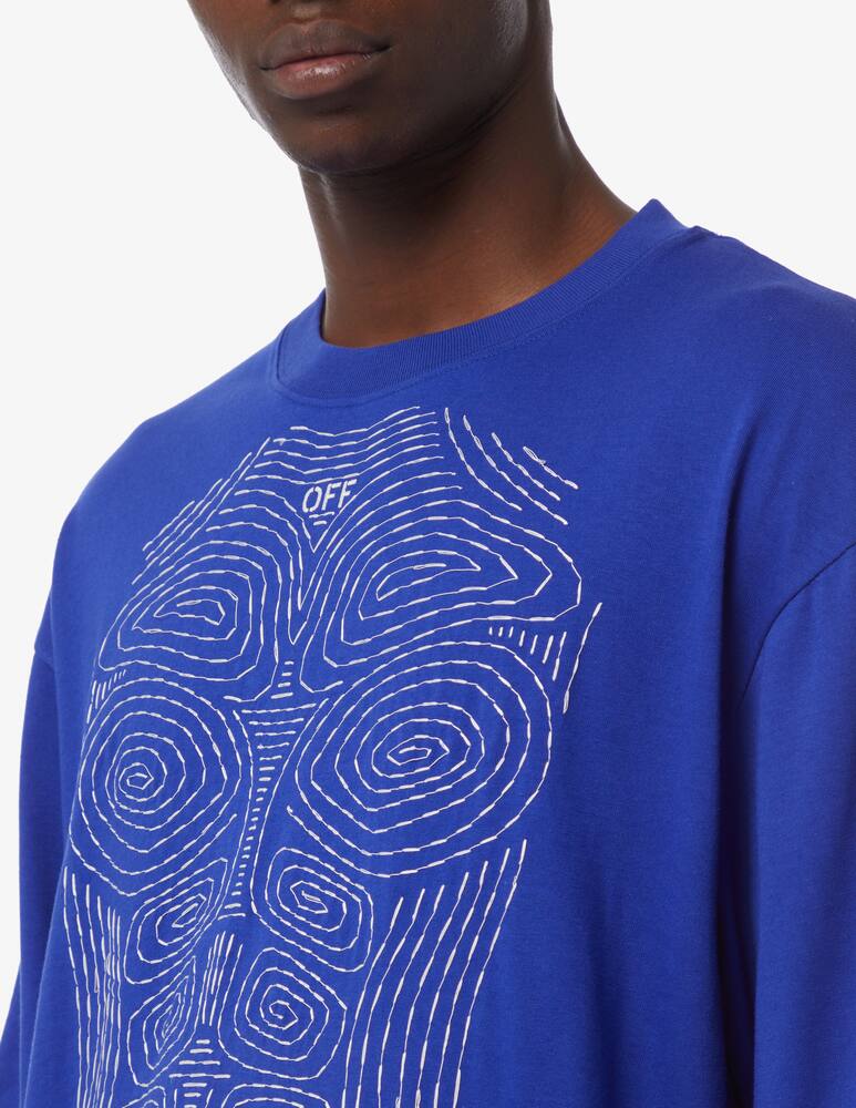 rinascente Off-White Maglietta body stitch skate