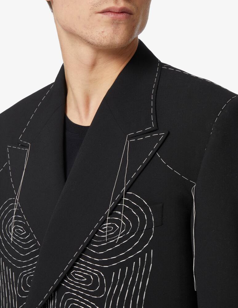 rinascente Off-White Body stitch tuxedo runway jacket