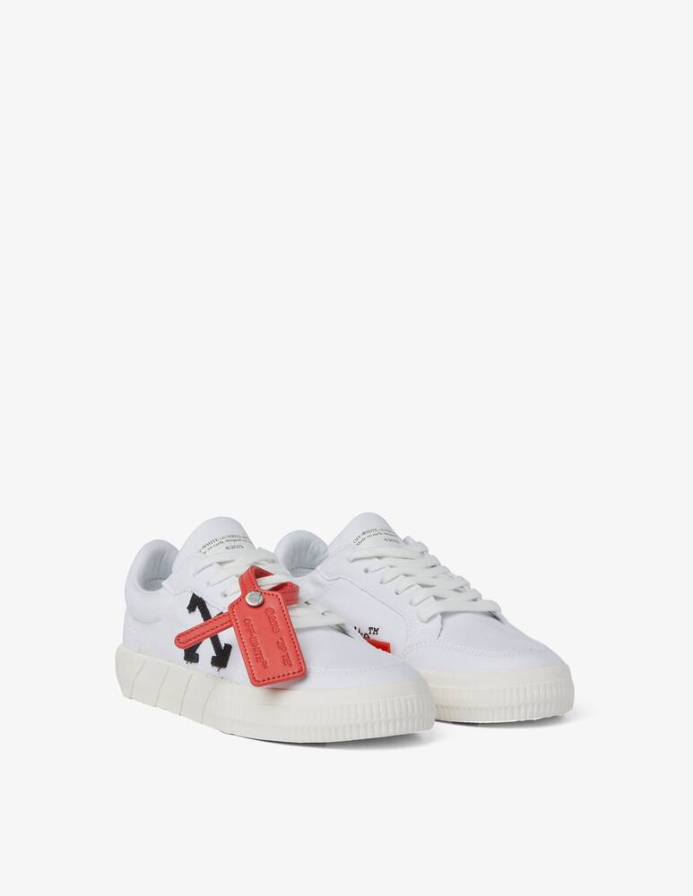 Off-White Sneakers basse in tela vulcanizzata con suola bianca - immagine 2 Off-White Sneakers basse in tela vulcanizzata con suola bianca - immagine 2
