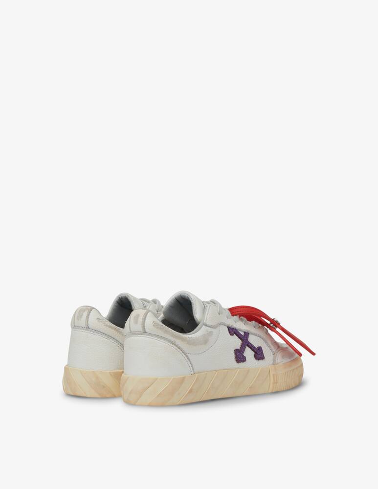 rinascente Off-White Sneakers basse in pelle invecchiata vulcanizzata