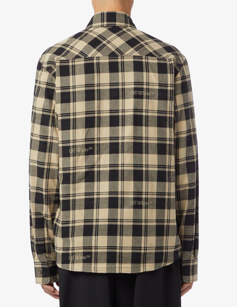 rinascente Off-White Camicia flanella a quadri