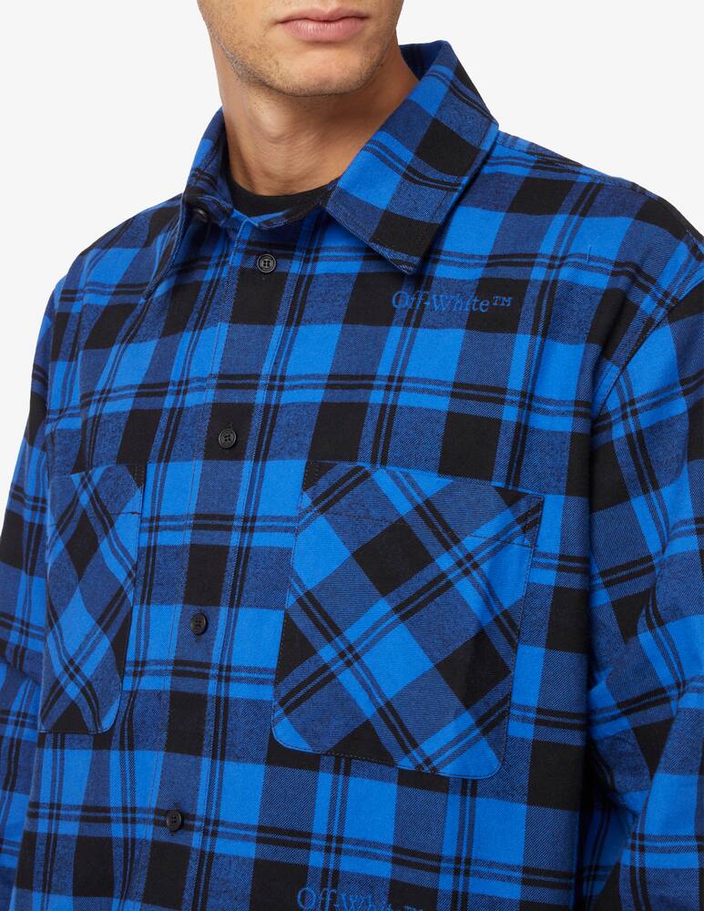 rinascente Off-White Camicia quadri flanella