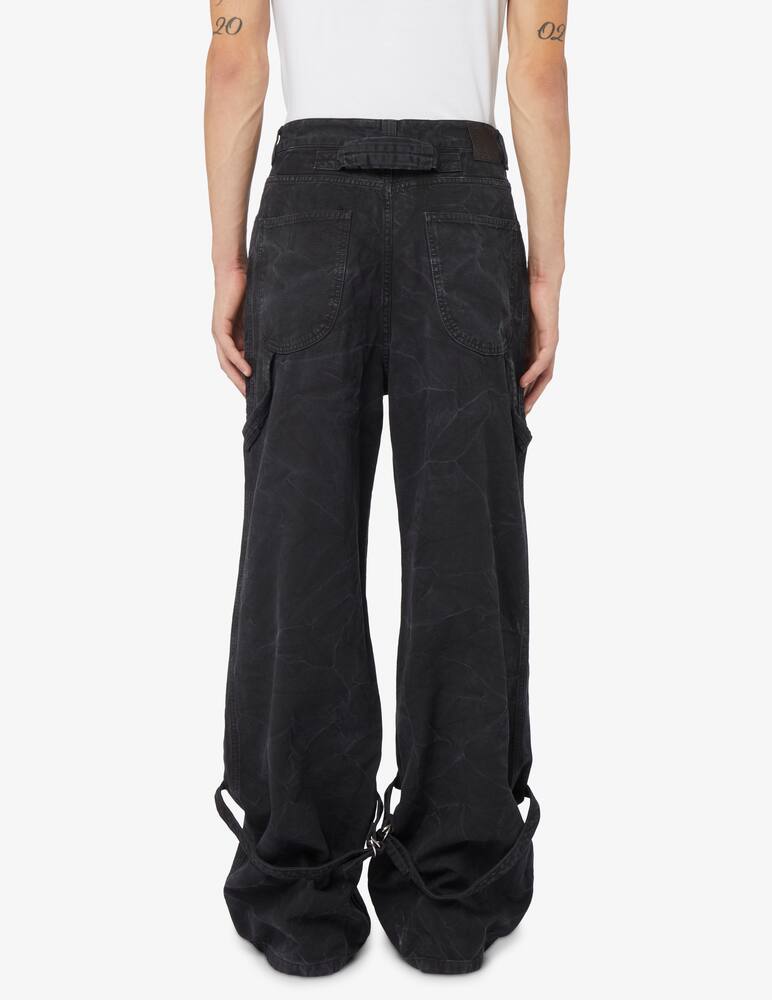 rinascente Off-White Garmdyed canv relax carpenter trousers