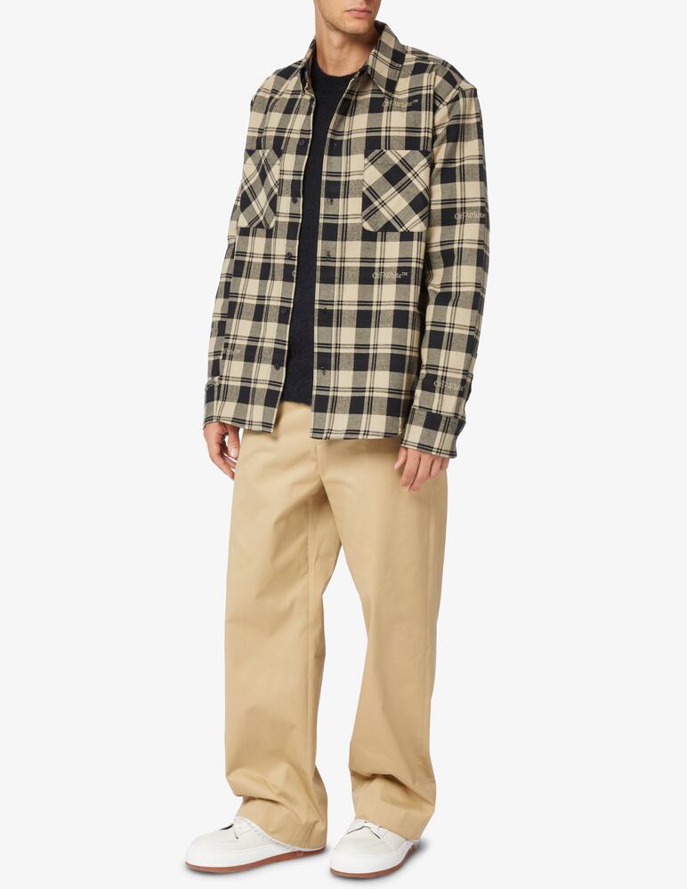 rinascente Off-White Mohair arrow knit crewneck