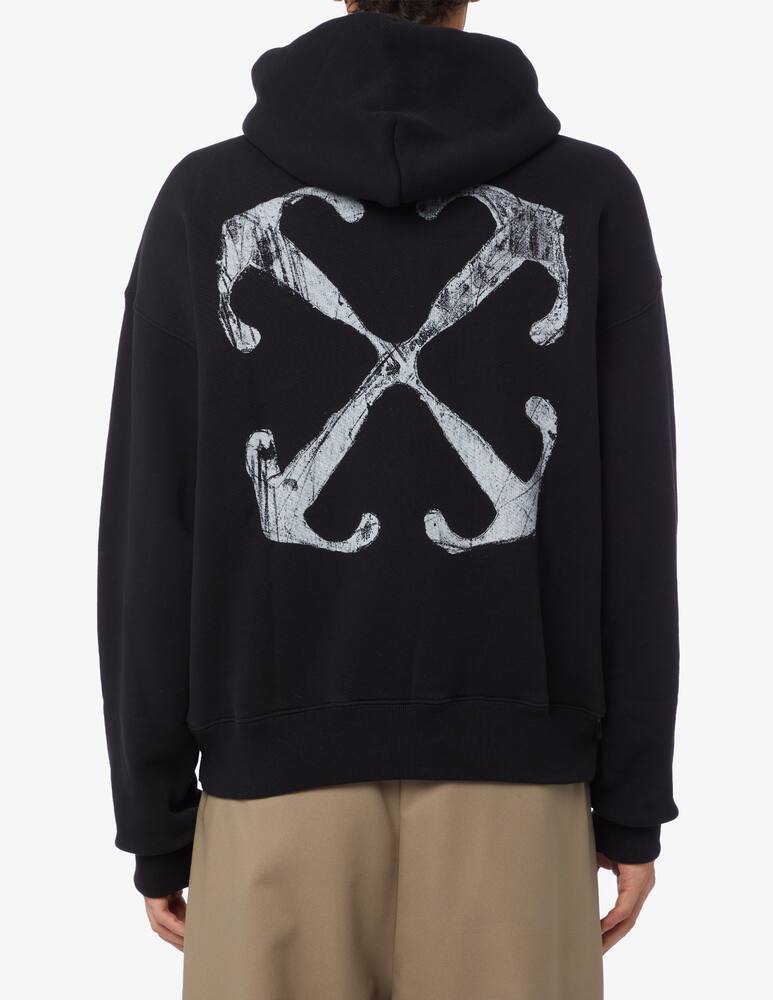 rinascente Off-White Scratch arrow skate hoodie
