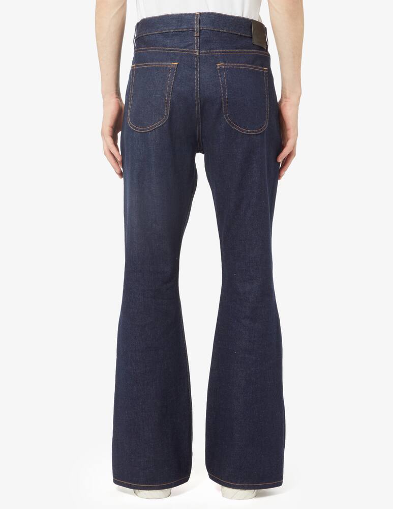 rinascente Off-White 90s logo crop flare denim