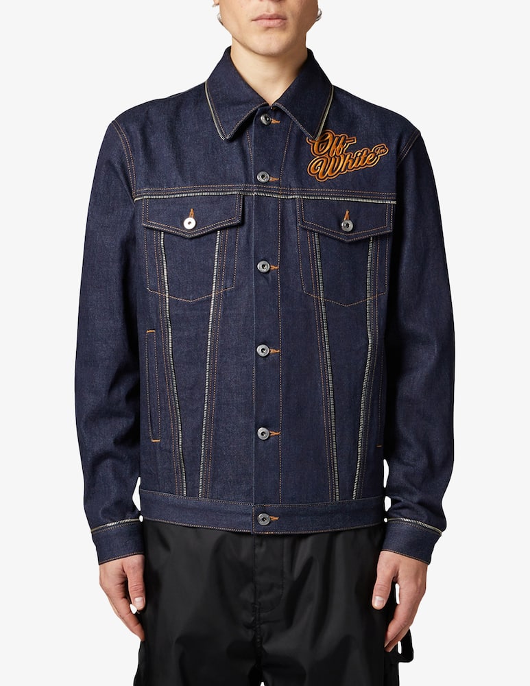 Off-White Giacca denim 90s logo skate - immagine 1 Off-White Giacca denim 90s logo skate - immagine 1