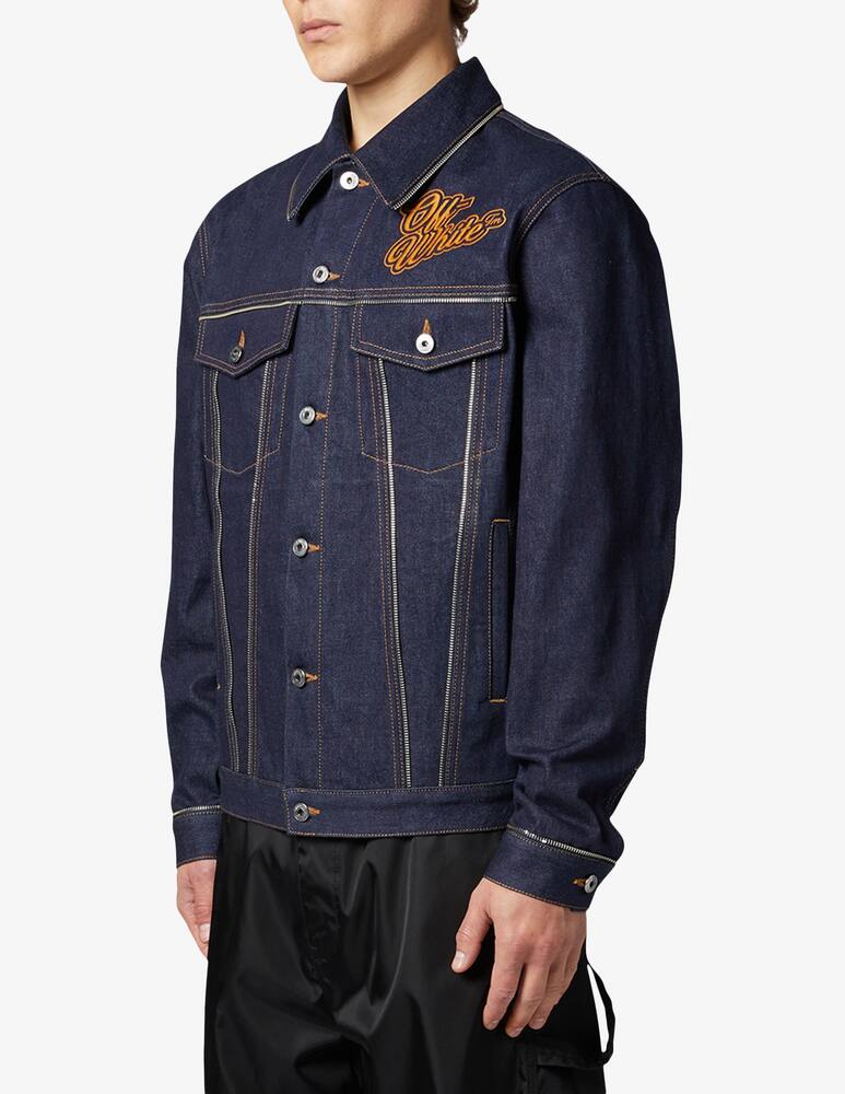 rinascente Off-White Giacca denim 90s logo skate