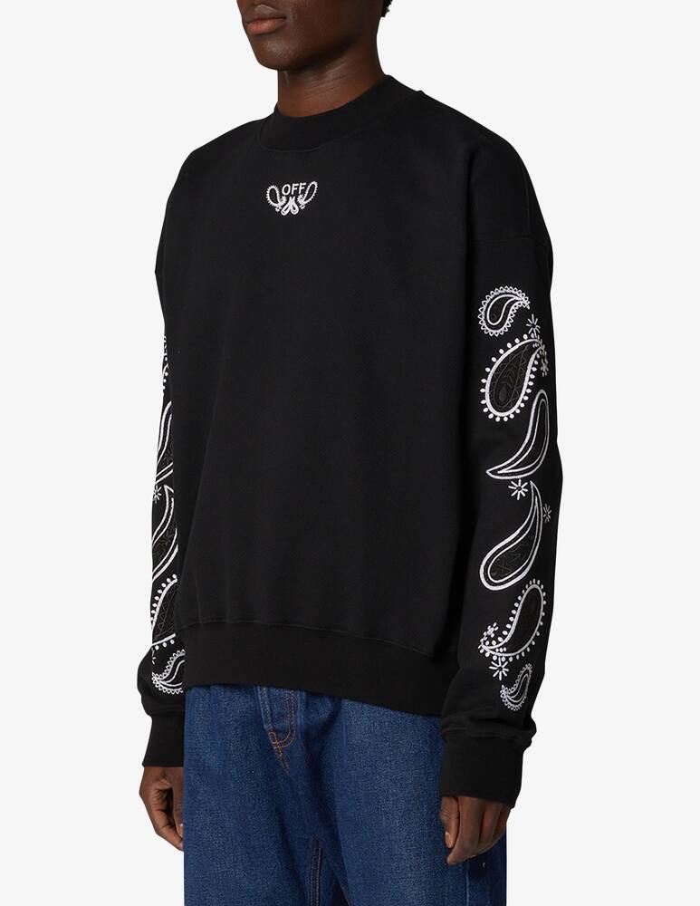 Off-White Maglia girocollo bandana arr ricamata skate - immagine 2 Off-White Maglia girocollo bandana arr ricamata skate - immagine 2