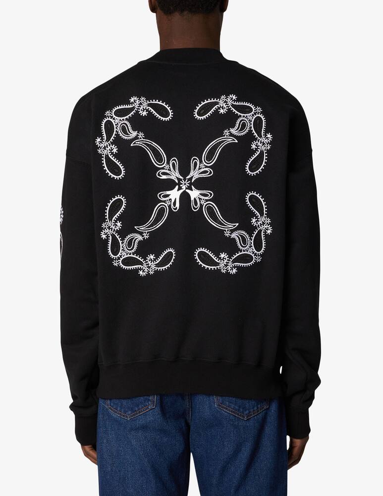 Off-White Maglia girocollo bandana arr ricamata skate - immagine 3 Off-White Maglia girocollo bandana arr ricamata skate - immagine 3