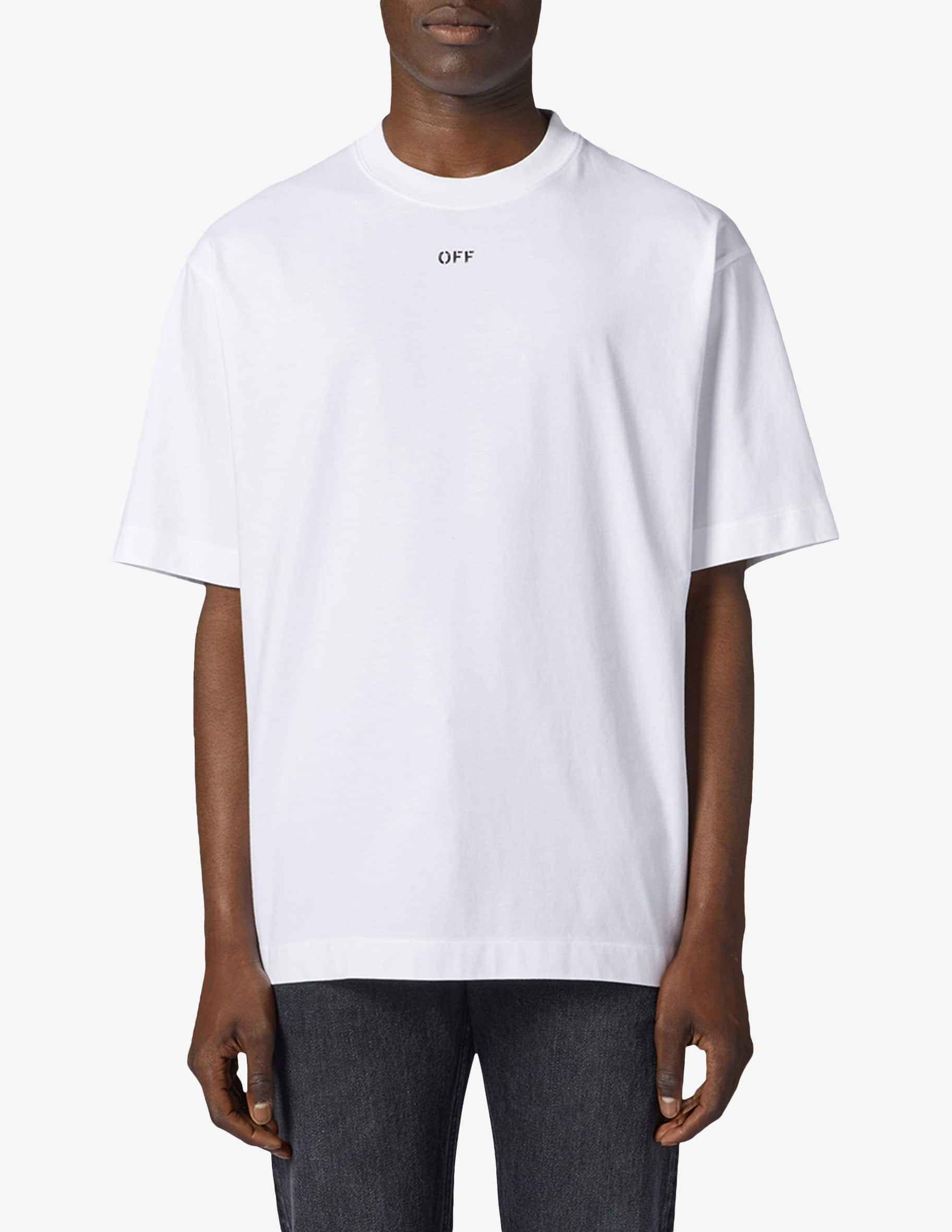 Shop Off-White Off stamp skate t-shirt on Rinascente