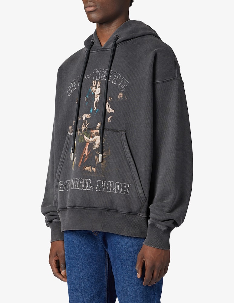 rinascente Off-White Felpa con cappuccio caravaggio mary skate