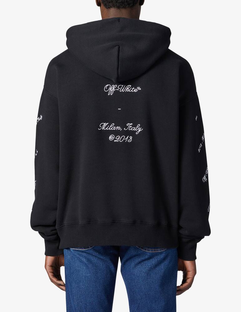 rinascente Off-White 23 logo skate hoodie