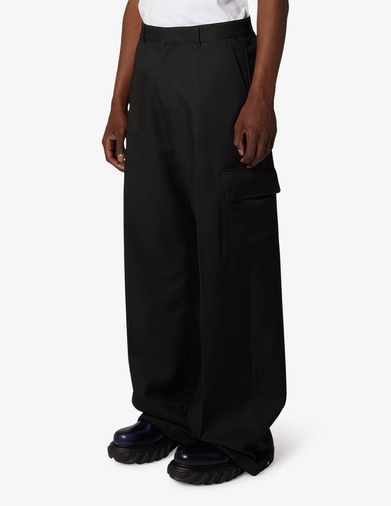 rinascente Off-White Cargo pants drill loose ow embroidered