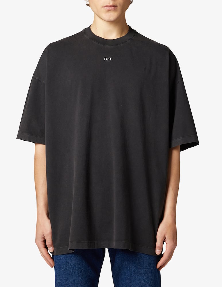 Off-White Maglietta caravaggio stamp mary over - immagine 1 Off-White Maglietta caravaggio stamp mary over - immagine 1