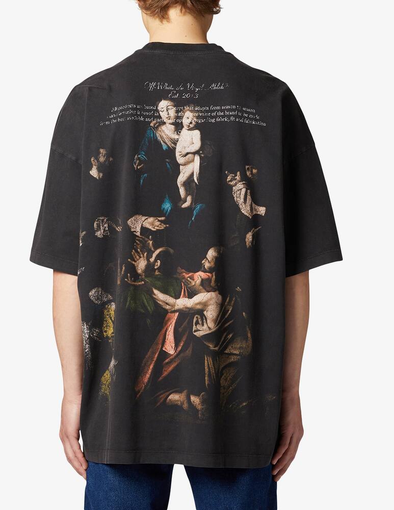 rinascente Off-White Maglietta caravaggio stamp mary over