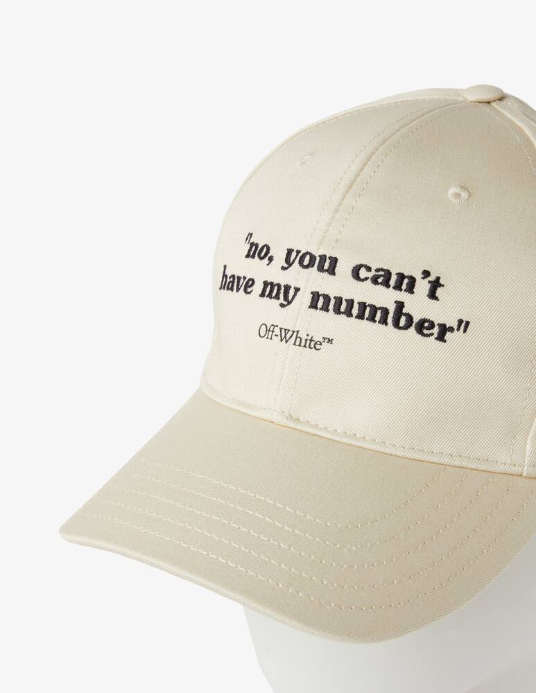 rinascente Off-White Quotes baseball cap